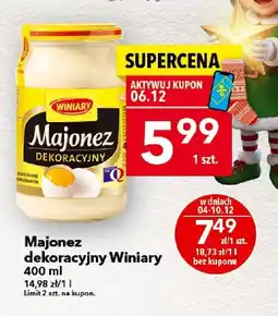 Lewiatan Majonez dekoracyjny Winiary 400 ml oferta
