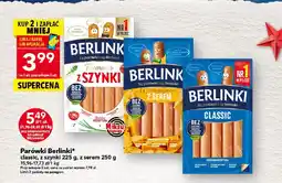 Lewiatan Parówki Berlinki z serem 250 g oferta