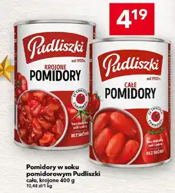 Lewiatan Pomidory w soku pomidorowym Pudliszki krojone oferta