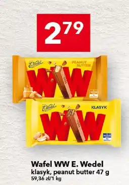 Lewiatan Wafel WW E. Wedel klasyk, peanut butter 47 g oferta