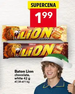 Lewiatan Baton Lion chocolate, white 42 g oferta