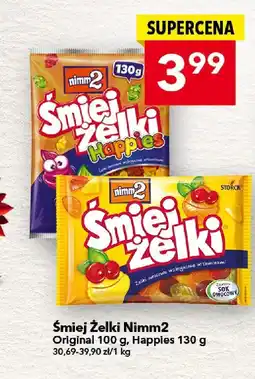 Lewiatan Żelki Śmiej Żelki Nimm2 Original 100 g, Happies 130 g oferta