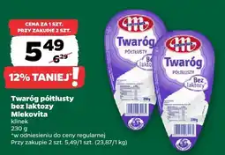 Netto Twaróg półtłusty bez laktozy Mlekovita oferta