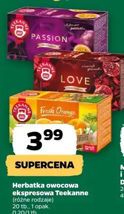 Netto Herbatka owocowa ekspresowa Teekanne (różne rodzaje) oferta