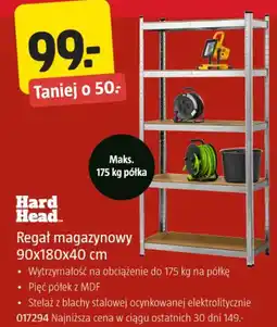 Jula Regał magazynowy 90x180x40 cm oferta