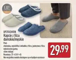 ALDI Kapcie filcowe 37-40 Up2Fashion oferta