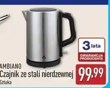 ALDI Czajnik ze stali nierdzewnej Ambiano oferta