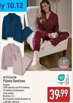 ALDI Piżama flanelowa damska s-l Up2Fashion oferta