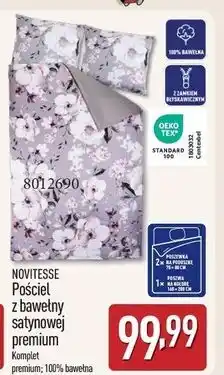 ALDI Komplet pościeli satynowej 140 x 200 cm Novitesse oferta