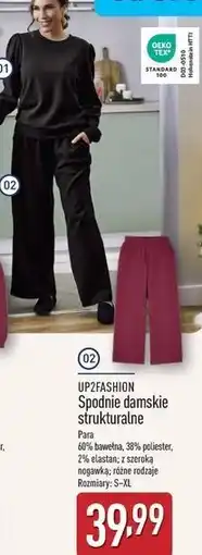 ALDI Spodnie damskie s-xl Up2Fashion oferta