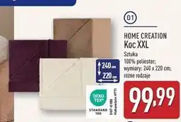 ALDI Koc 240 x 220 cm Home Creation oferta