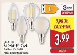 ALDI Żarówka led e27 4.2w kulka Casalux oferta
