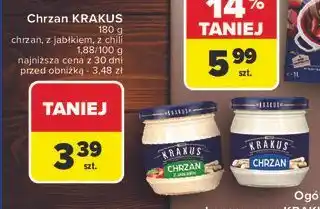 Chrzan ostry z płatkami chili Krakus Maspex