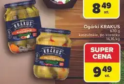 Carrefour Ogórki kaszubskie Krakus Maspex oferta