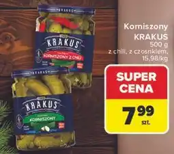 Carrefour Ogórki korniszony z chili Krakus Maspex oferta