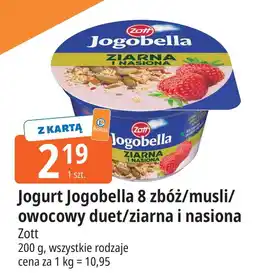 E.Leclerc Jogurt truskawka Zott Jogobella Owocowy Duet oferta