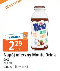 E.Leclerc Napój mleczno-czekoladowy Zott Monte Drink oferta