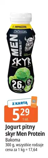 E.Leclerc Jogurt pistacjowy Bakoma Men Skyr Protein oferta