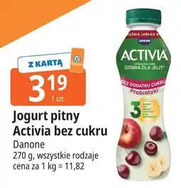 E.Leclerc Jogurt bez cukru czereśnia-jabłko-banan Danone Activia oferta