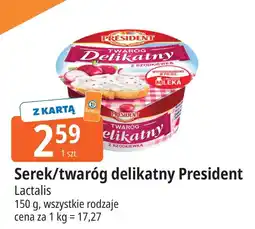 E.Leclerc Twaróg delikatny z rzodkiewką President oferta