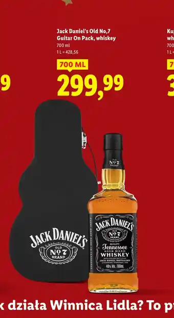 Whiskey + gitara Jack Daniel's Old No. 7