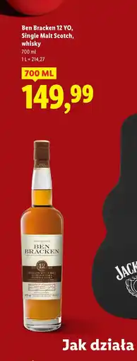 Lidl Whisky Ben Bracken 12Yo oferta