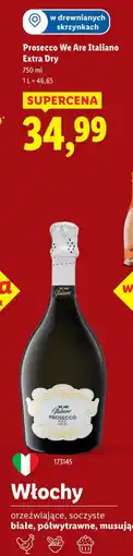 Lidl Wino Prosecco We Are Italiano oferta