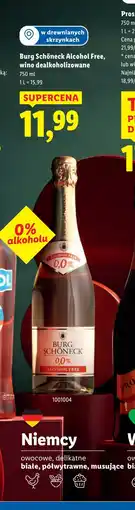 Lidl Wino Burg Schoneck oferta