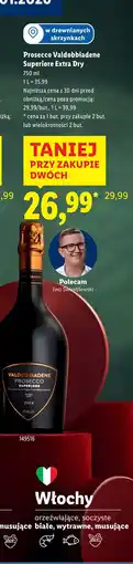 Lidl Wino Valdobbiadene Prosecco Superiore Extra Dry oferta
