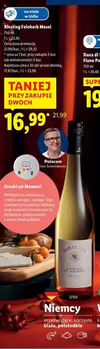 Lidl Wino Riesling Feinherb oferta