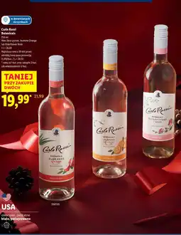 Lidl Wino jasmine orange Carlo Rossi Botanicals oferta