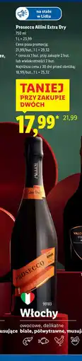 Lidl Wino Allini Prosecco Spumante Extra Dry oferta