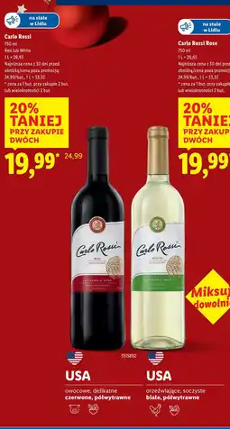 Lidl Wino Carlo Rossi White oferta