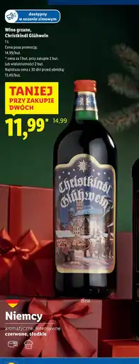 Lidl Wino grzane St. Christopher Gluhwein oferta