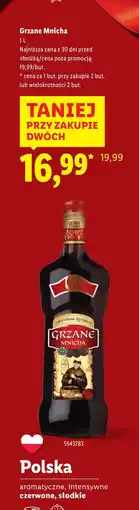 Lidl Wino Grzane Mnicha oferta