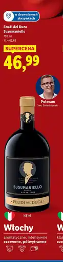 Lidl Wino półwytrawne Susumaniello Feudi Del Duca oferta