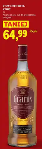 Lidl Whisky Grant's Family Reserve oferta