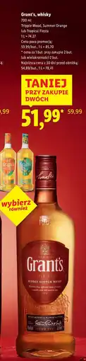 Lidl Whisky Grant's Tropical Fiesta oferta