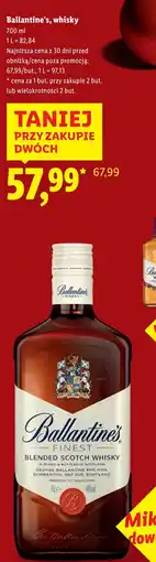 Lidl Whisky Ballantine's Finest oferta