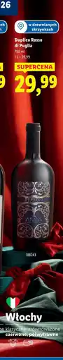 Lidl Wino Duplico Rosso Puglia oferta