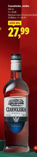 Lidl Wódka Czarnoleska oferta