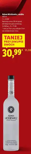 Lidl Wódka Adam Mickiewicz oferta