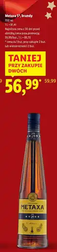 Lidl Brandy Metaxa 5 oferta