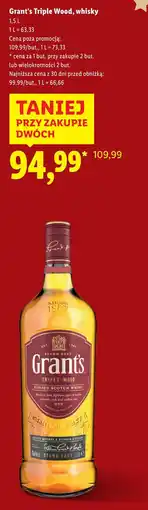 Lidl Whisky Grant's Family Reserve oferta