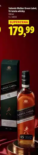 Lidl Whisky + kartonik Johnnie Walker Green Label oferta