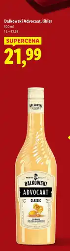 Lidl Likier advocaat na whisky Dalkowski oferta