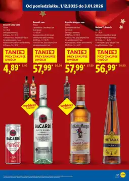 Lidl Drink rum & coca-cola Bacardi oferta