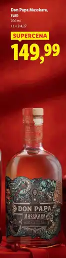 Lidl Rum Don Papa Masskara oferta