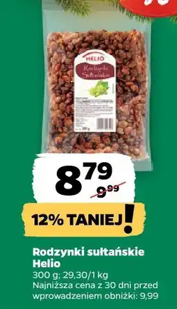 Netto Rodzynki sułtańskie Helio oferta