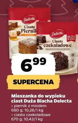 Netto Mieszanka do wypieku ciast Duża Blacha Delecta - piernik z miodem, ciasto czekoladowe oferta